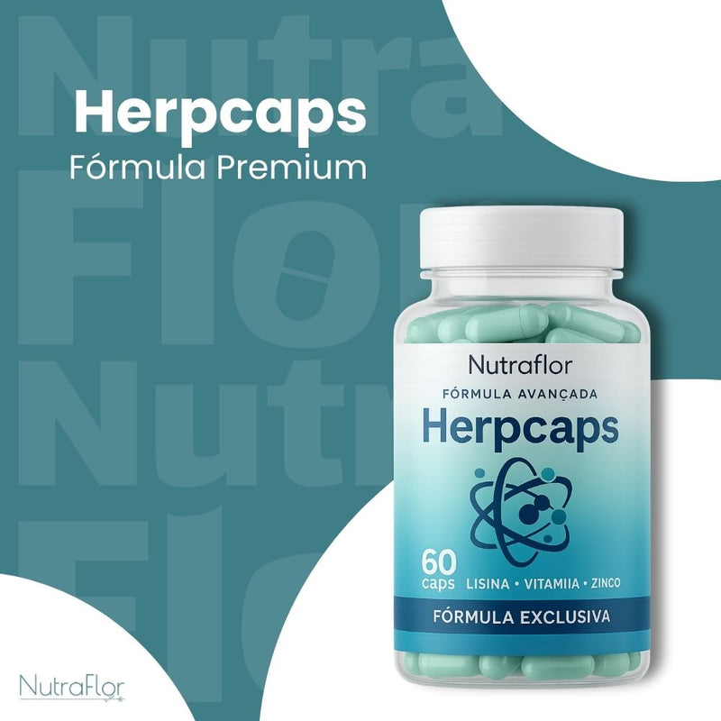 Herpcaps Original 60cp - Suplemento Natural - Promoção Exclusiva + Frete Grátis
