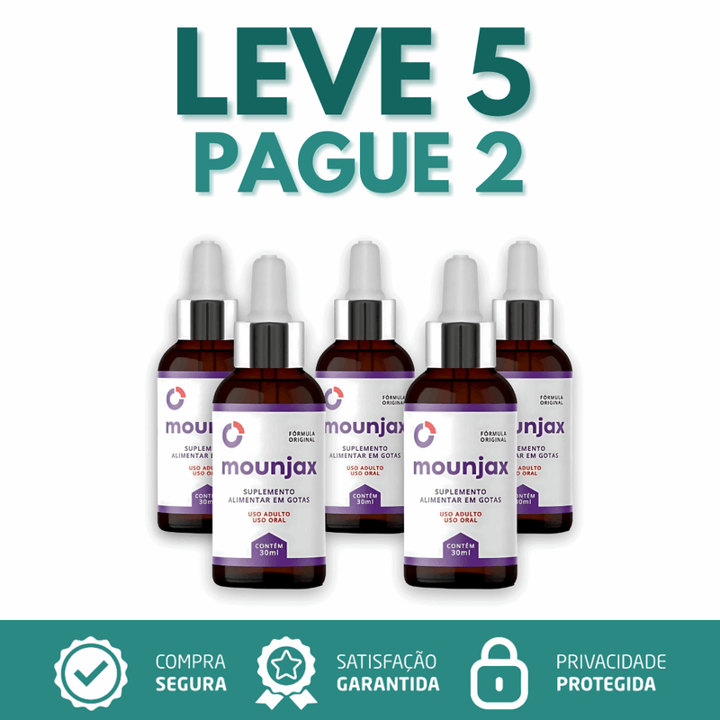 Mounjax Original | Leve 3 Pague 1 + Frete Grátis [ok]