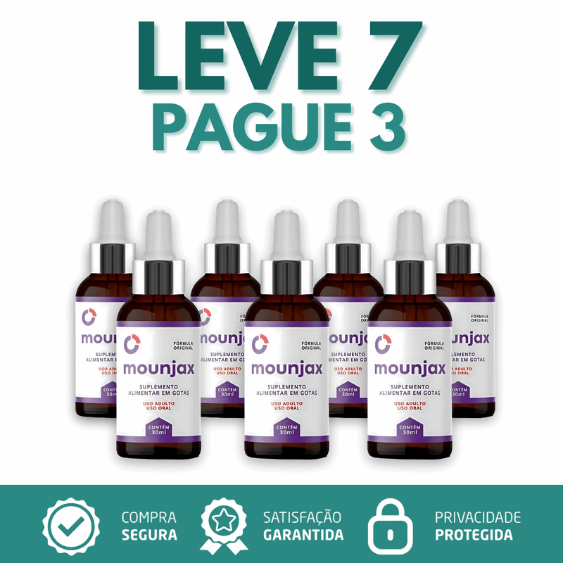 Mounjax Original | Leve 3 Pague 1 + Frete Grátis [ok]