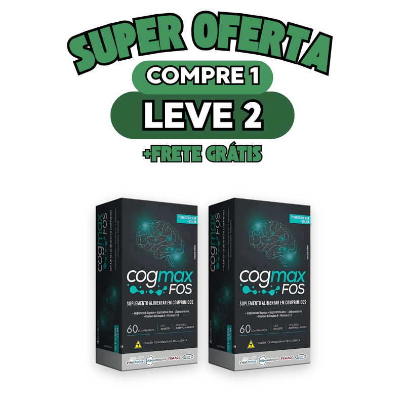 Cogmax Fos 60 Cápsulas | Promoção Do Dia [ok]