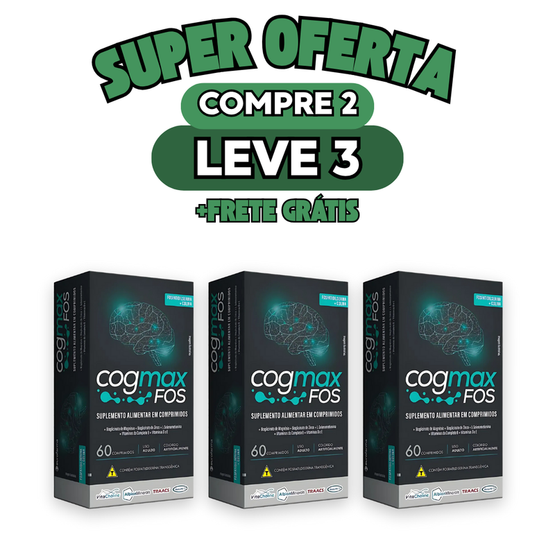 Cogmax Fos 60 Cápsulas | Promoção Do Dia [ok]