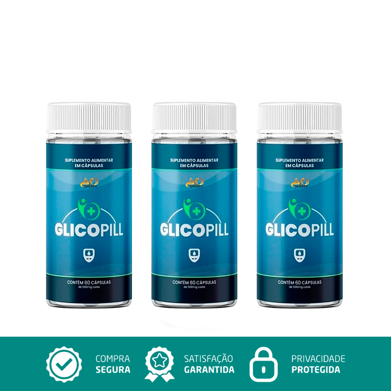 Glicopill | Leve 3 Pague 1 + Frete Grátis